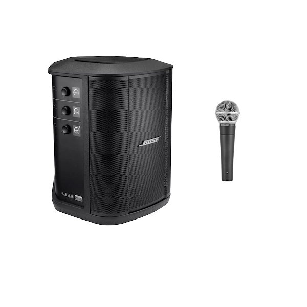 Bose S1 Pro+ wireless battery powered PA speaker for hire in Warrington